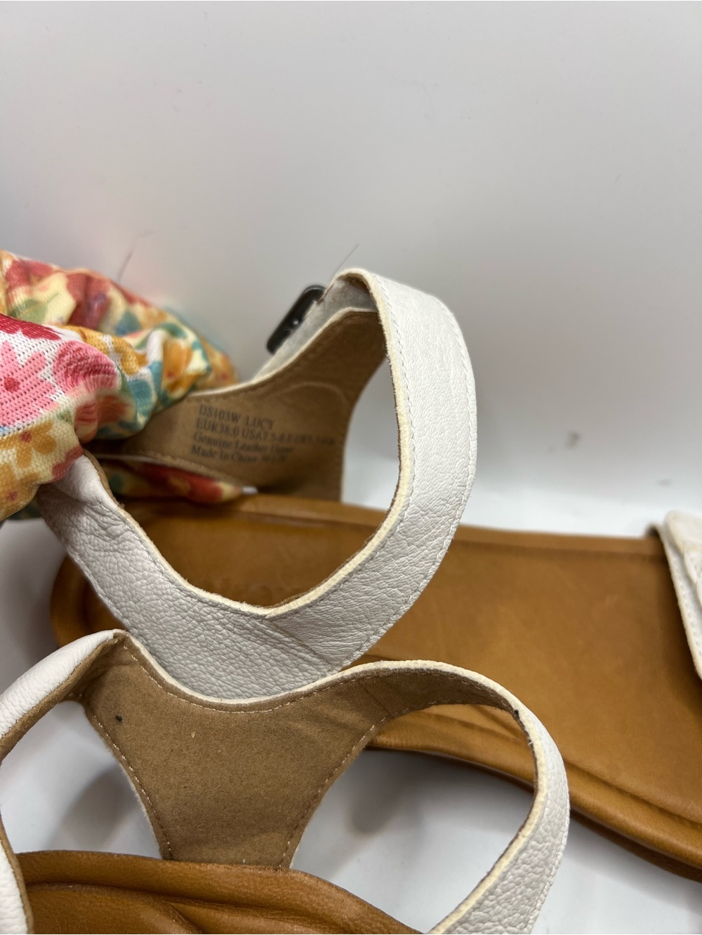 Aetrex White Braided Strap Sandals - Picture 5 of 11